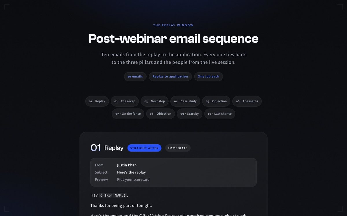 Post-webinar preview