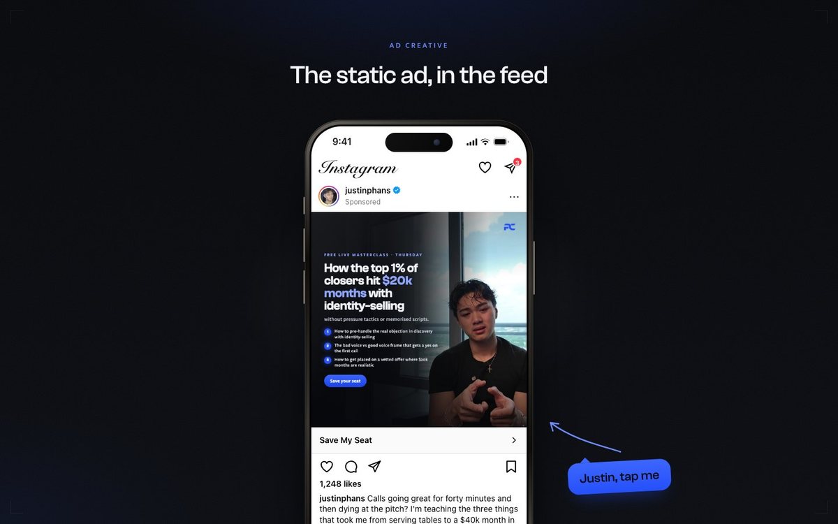 Static ad preview
